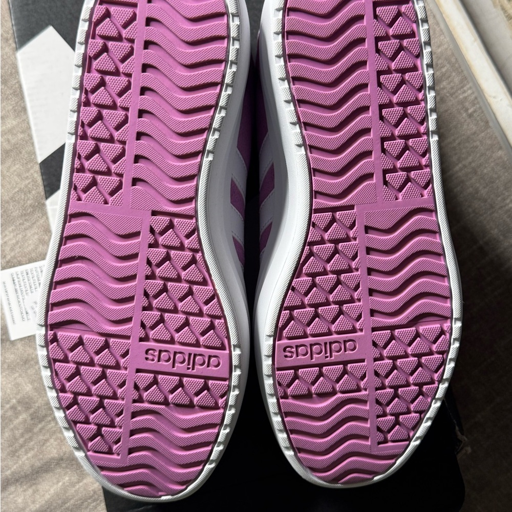 NWT Adidas VL Court Bold Platform Sneakers Purple Size 7.5 - Picture 5 of 8